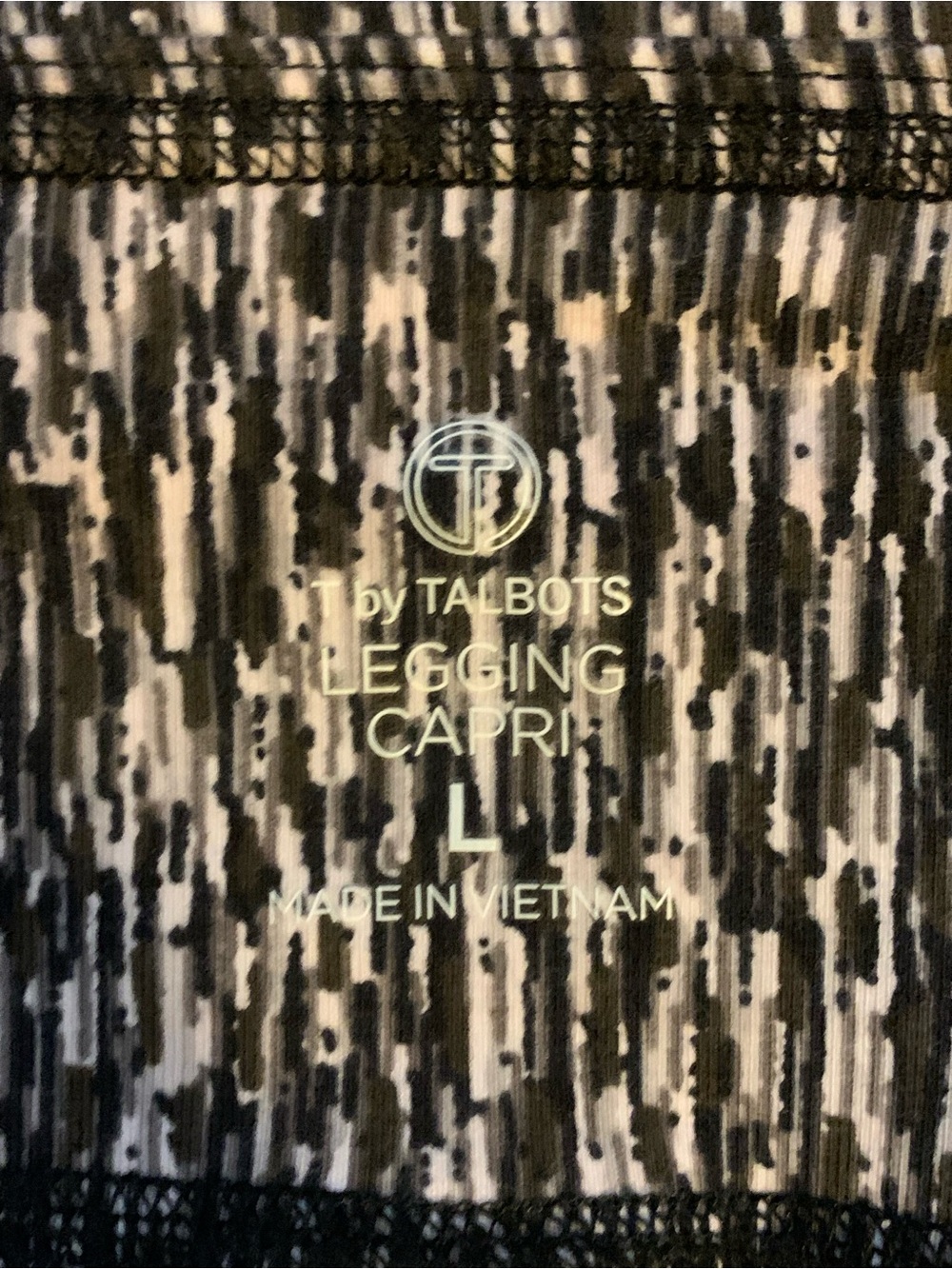 T by Talbots Workout Leggings Capri Size Large - Picture 4 of 12